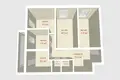 4 room apartment 82 m² Minsk, Belarus