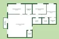 3 room apartment 103 m² Kalodziscanski selski Savet, Belarus