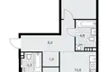 Mieszkanie 3 pokoi 68 m² poselenie Sosenskoe, Rosja