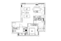 Mieszkanie 3 pokoi 63 m² Warszawa, Polska