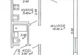 Квартира 1 комната 32 м² Минск, Беларусь