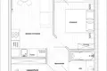 Wohnung 2 zimmer 42 m² Minsk, Belarus