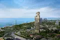 Complexe résidentiel New high-rise residence with swimming pools, co-working areas and gardens, Pattaya, Thailand