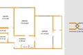 Appartement 2 chambres 51 m² Minsk, Bélarus