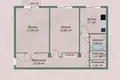 2 room apartment 61 m² Barysaw, Belarus