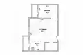 2 room apartment 47 m² Brest, Belarus