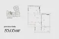 2 room apartment 53 m² Poznan, Poland