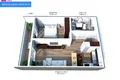 2 room apartment 43 m² Vilnius, Lithuania