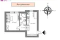 2 room apartment 32 m² Kaunas, Lithuania