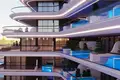 Residential complex New residence Samana Portofino with swimming pools and a lounge area, Dubai Production City, Dubai, UAE