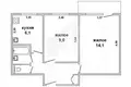Квартира 2 комнаты 38 м² Брест, Беларусь