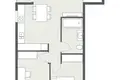 Wohnung 3 Zimmer 59 m² Memel, Litauen