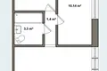 Apartamento 3 habitaciones 46 m² Varsovia, Polonia