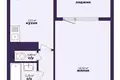 Квартира 1 комната 35 м² Минск, Беларусь