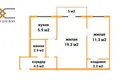 2 room apartment 46 m² Sluck, Belarus