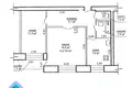 Apartamento 2 habitaciones 47 m² Rechytsa, Bielorrusia