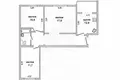 3 room apartment 69 m² Brest, Belarus