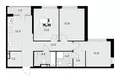 Wohnung 3 Zimmer 76 m² Nördlicher Verwaltungsbezirk, Russland