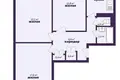 Wohnung 3 zimmer 65 m² Minsk, Belarus