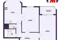 Appartement 2 chambres 62 m² Minsk, Bélarus
