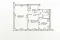 2 room apartment 41 m² Minsk, Belarus