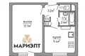 Квартира 1 комната 36 м² Минск, Беларусь
