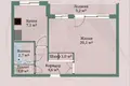 Apartamento 1 habitación 37 m² Zhodino, Bielorrusia