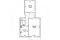 Wohnung 2 zimmer 52 m² Brest, Belarus