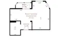 1 room apartment 40 m² Minsk, Belarus