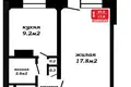 1 room apartment 34 m² Minsk, Belarus