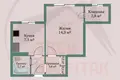 Квартира 1 комната 32 м² Борисов, Беларусь