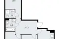 Mieszkanie 3 pokoi 71 m² Troick, Rosja