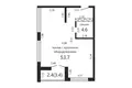 3 room apartment 59 m² Minsk, Belarus