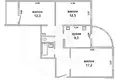 Appartement 3 chambres 67 m² Muchaviecki sielski Saviet, Bélarus