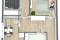 Квартира 2 комнаты 56 м² Pyktiske, Литва