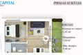 2 room apartment 22 m² Palanga, Lithuania