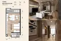 Mieszkanie 1 pokój 37 m² Karon, Tajlandia