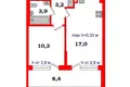 Apartamento 1 habitación 34 m² Strelna, Rusia