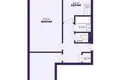 Mieszkanie 2 pokoi 47 m² Soligorsk, Białoruś