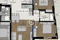 2 bedroom apartment 64 m² Bar, Montenegro
