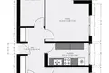 3 room apartment 54 m² Warsaw, Poland