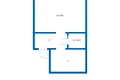 Apartamento 1 habitación 33 m² Tampereen seutukunta, Finlandia