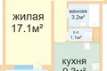 Appartement 1 chambre 38 m² Minsk, Bélarus