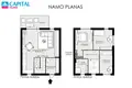 Apartamento 4 habitaciones 94 m² Zujunai, Lituania