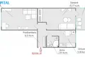 2 room apartment 47 m² Kaunas, Lithuania