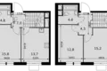 Mieszkanie 3 pokoi 78 m² Razvilka, Rosja