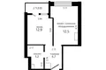 Wohnung 2 zimmer 39 m² Minsk, Belarus