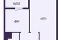 Apartamento 1 habitación 39 m² Saligorsk, Belarús