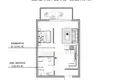 2 room apartment 36 m² Vilnius, Lithuania