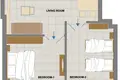 2 bedroom apartment 95 m² Budva, Montenegro